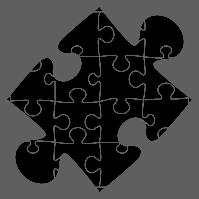modèle de puzzle pièce de puzzle Puzzle puzzle