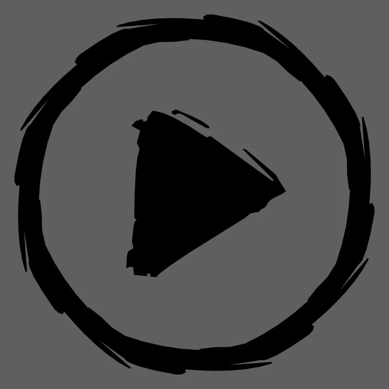 play triangle stop button break music buttons circles