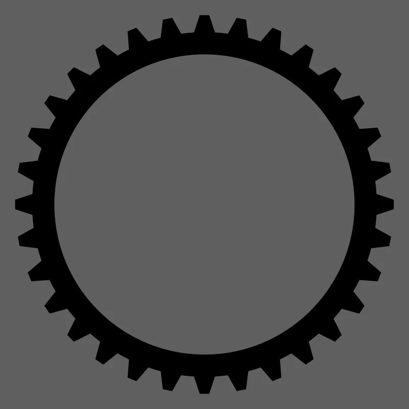 mechanical gear mechanical round serrated clockwork