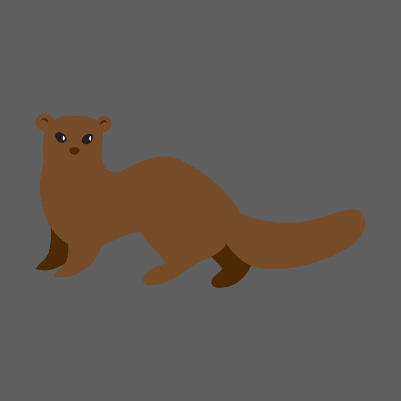 brown mongoose weasel or ermine