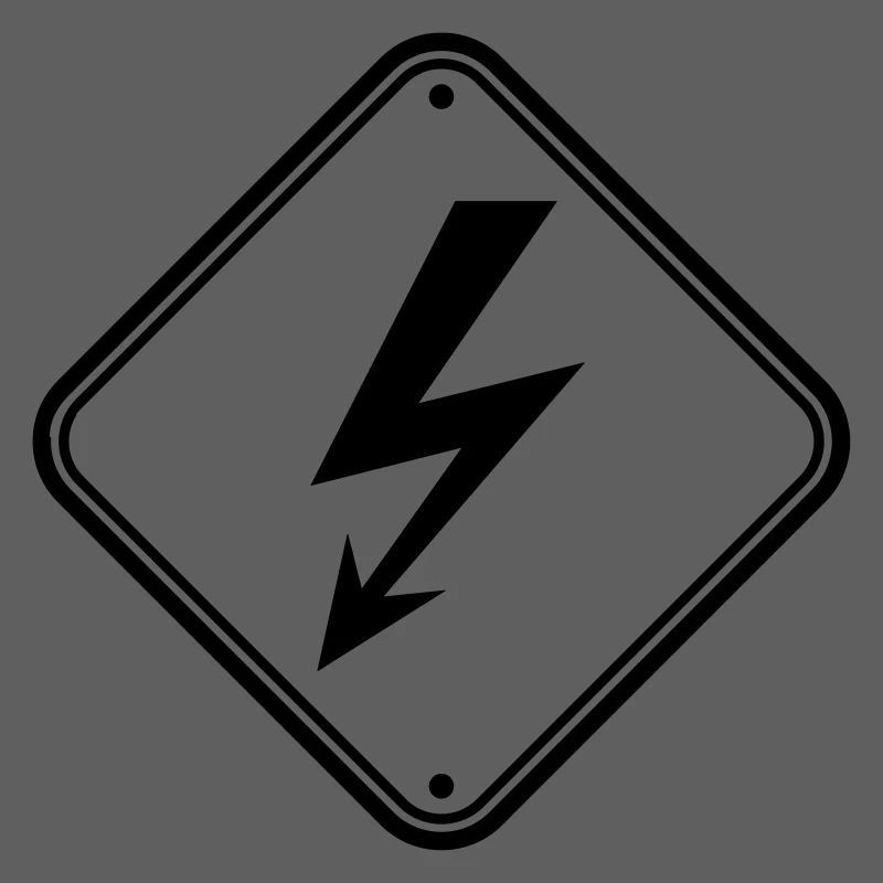 clipart shield note electric flash current ener