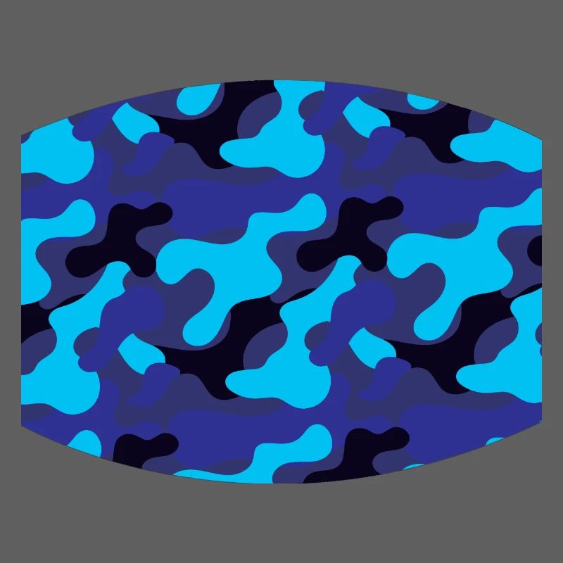 blue camouflage pattern