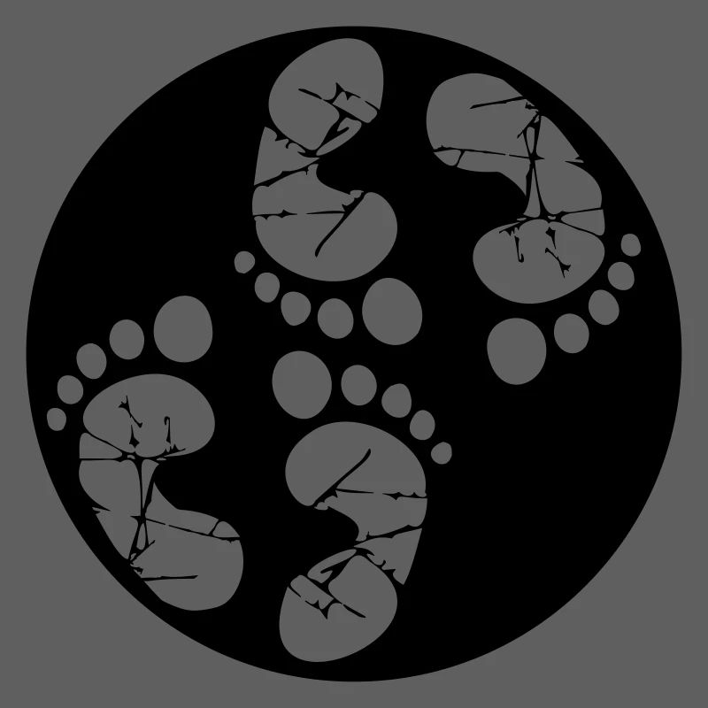 Timbre Gémeaux rond