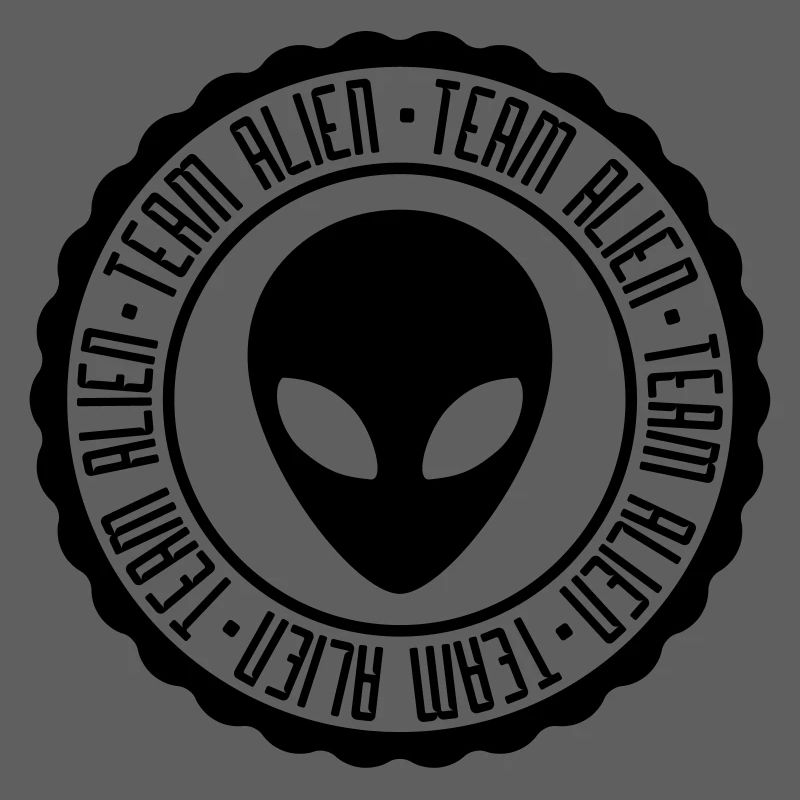 Timbre en caoutchouc Team Alien