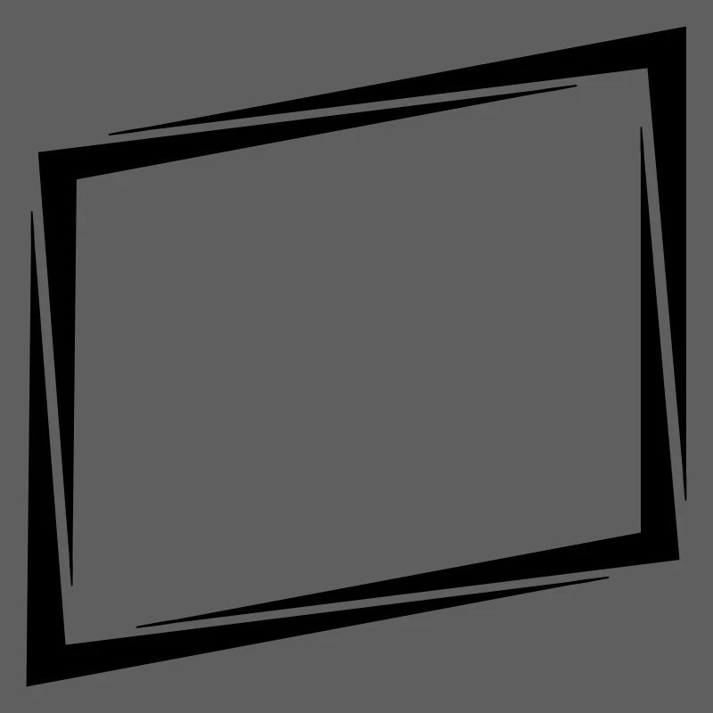 Schild Rechteck Rahmen