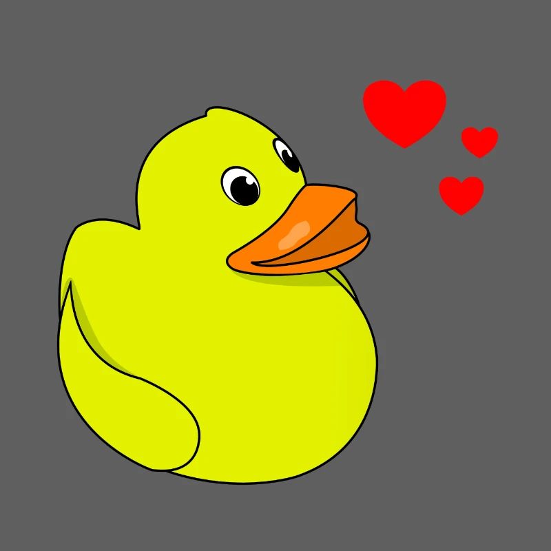 Quietscheente Valentinstag