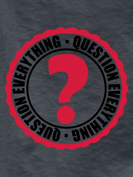 Question Everything Stamp
