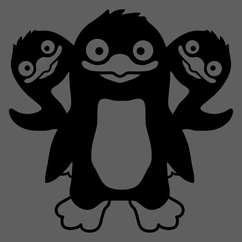 Amis 3 pingouins drôles