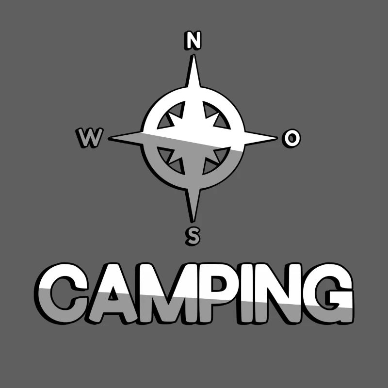 CAMPING + Kompass - Camping