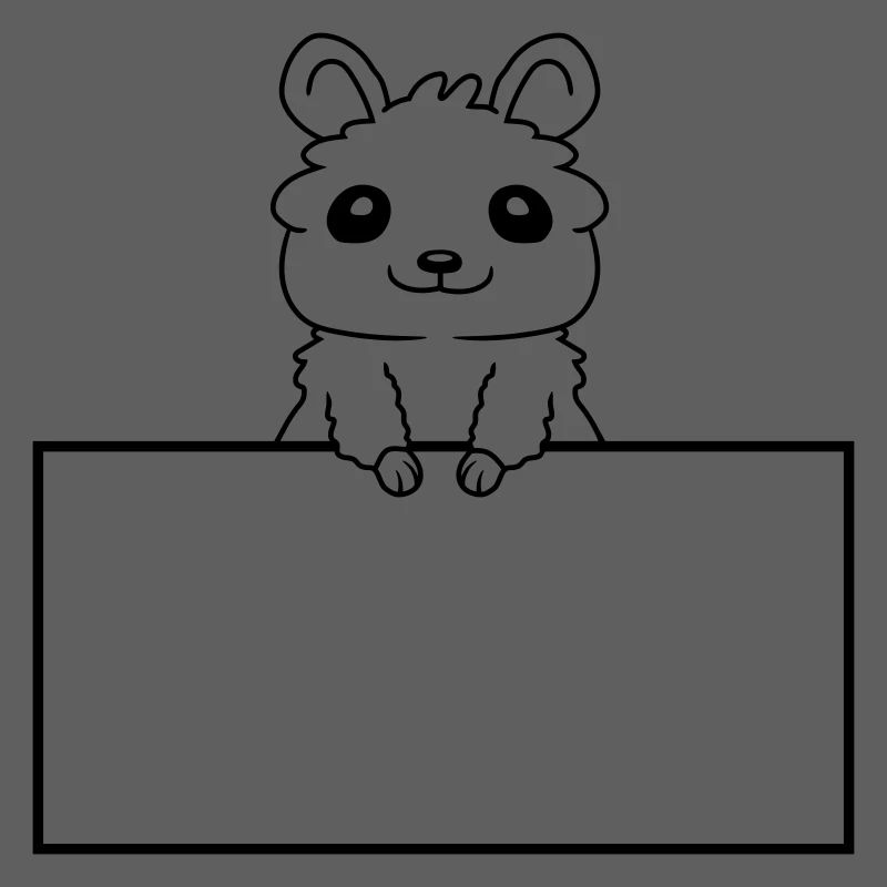 Insert Text Shield Hamster