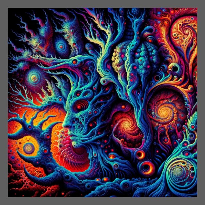 Fractale de la forêt psy