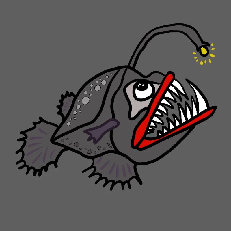 Leuchtender Anglerfisch