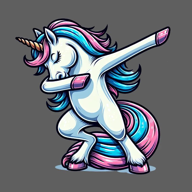 Licorne Dabbing Einhorn