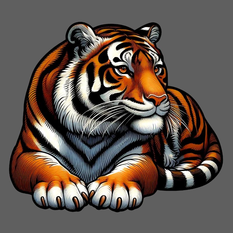 Tigre Gros Chat: Chat Géant!