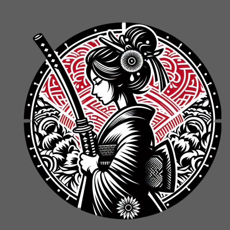 Samurai-Mädchen