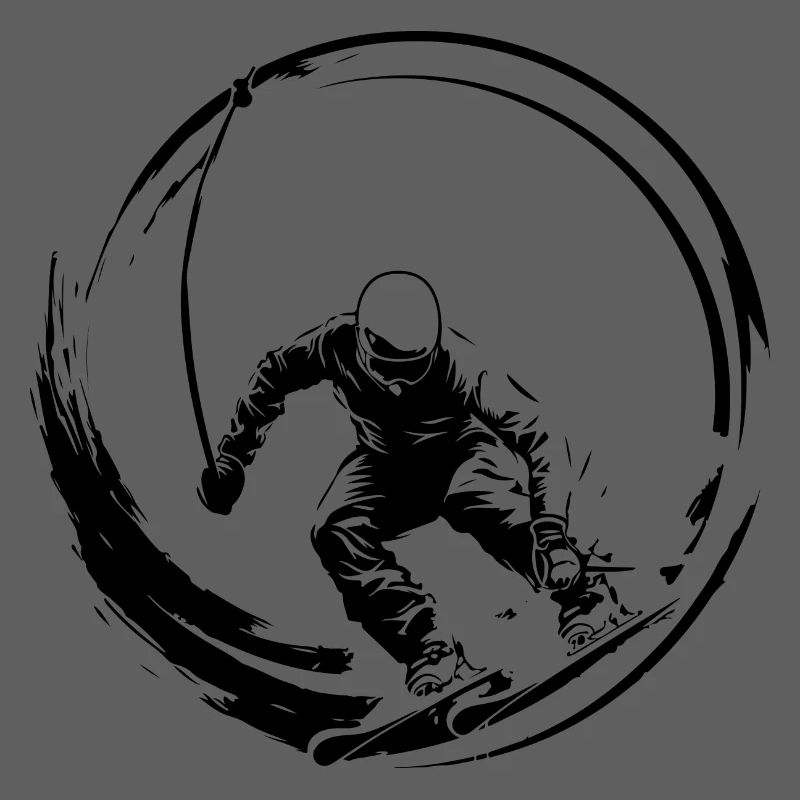 Skiing Skiing Man