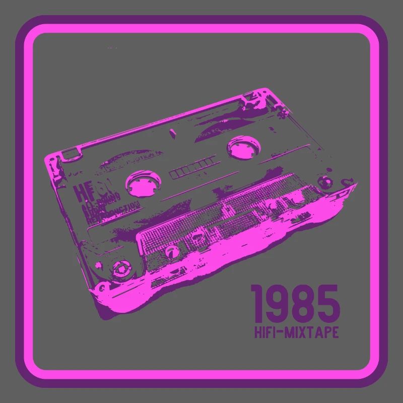 Cassette Rétro Love - Version Rose