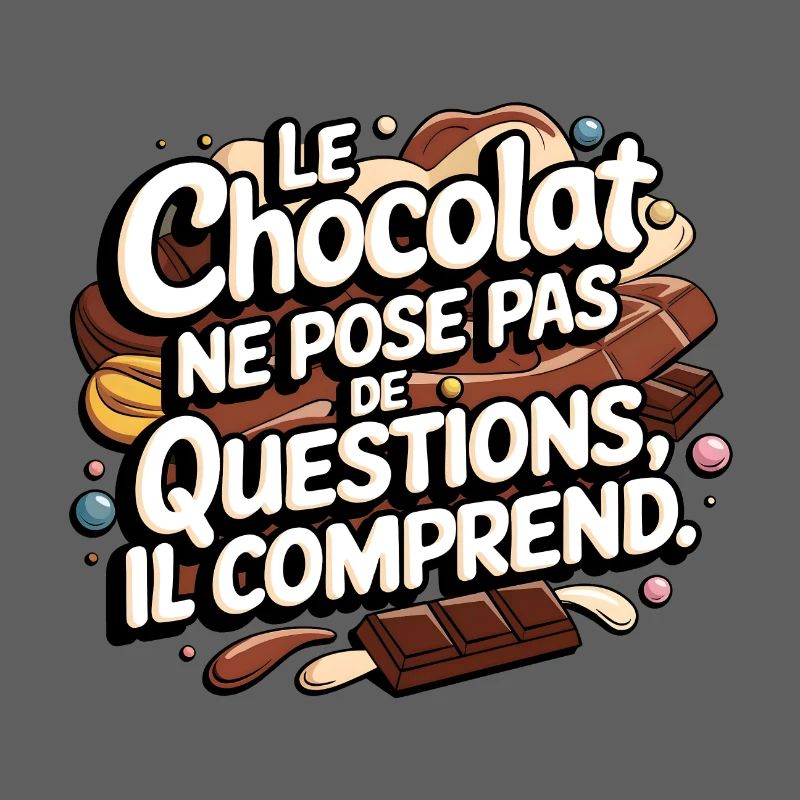 Le chocolat ne pose pas de questions, il comprend