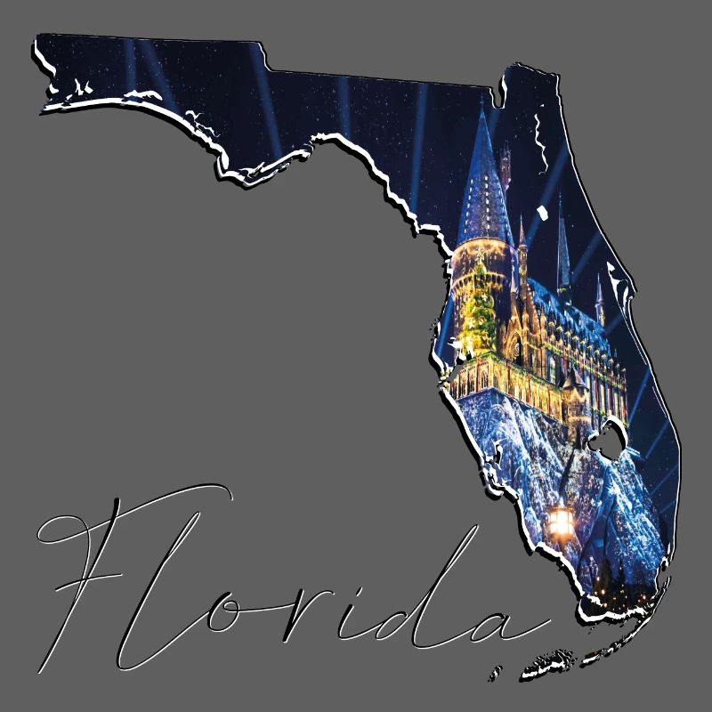 Universal Studios in Florida State Map FL