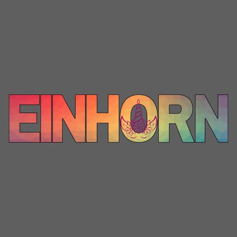 Regenbogen-Einhorn-Magie