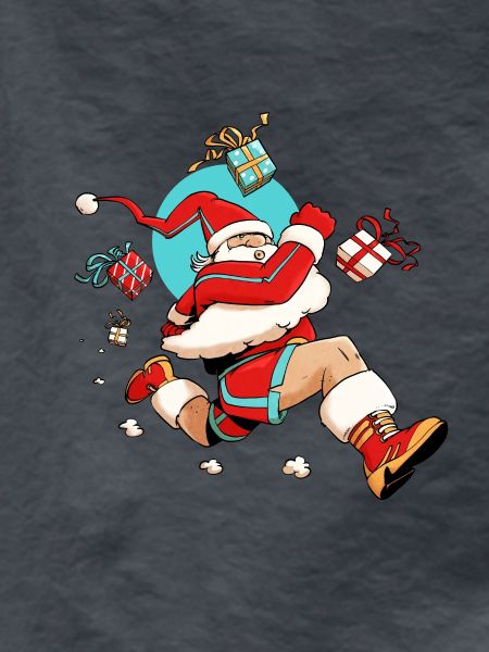 Runner Santa