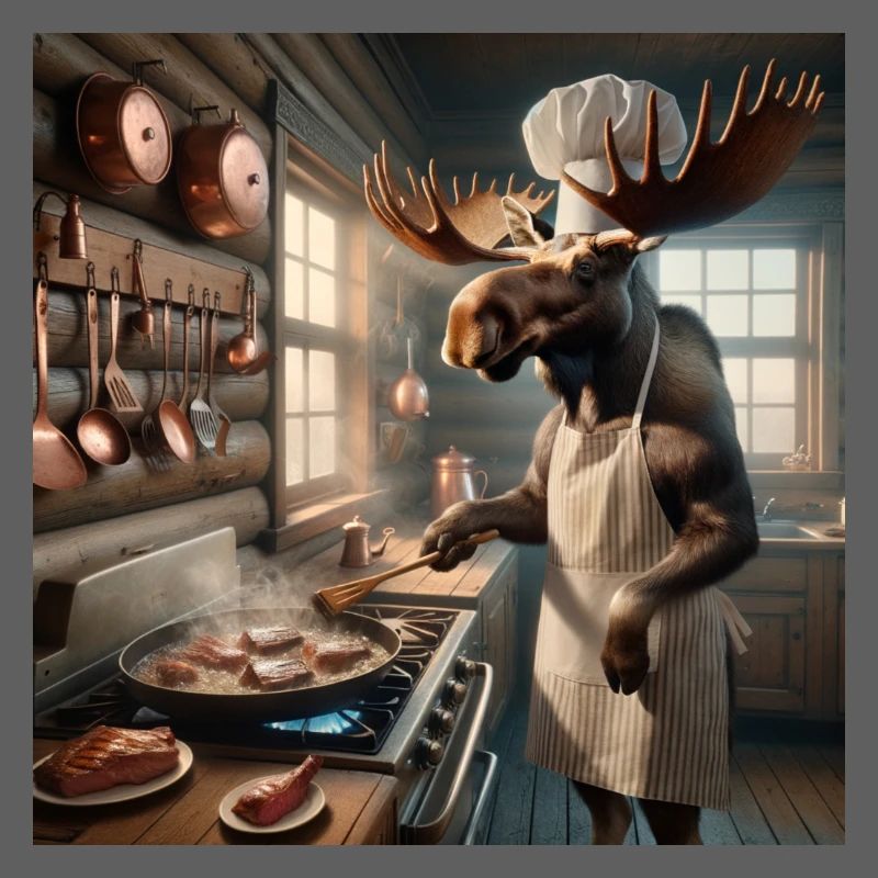 Moose steak