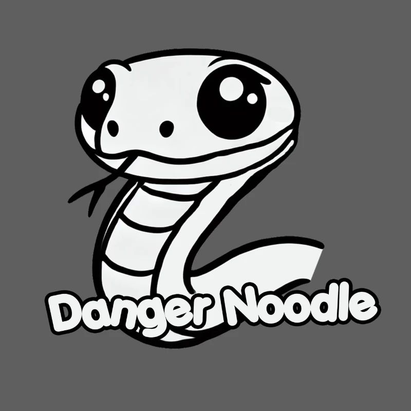 Serpent mignon - Conception de nouilles de danger