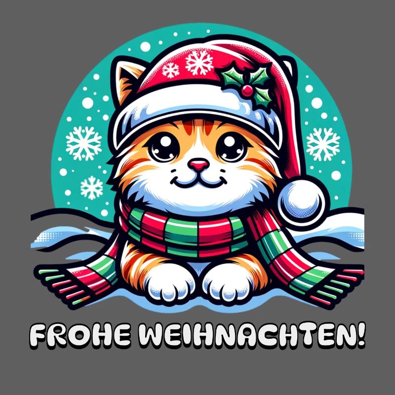 Chat mignon Noël