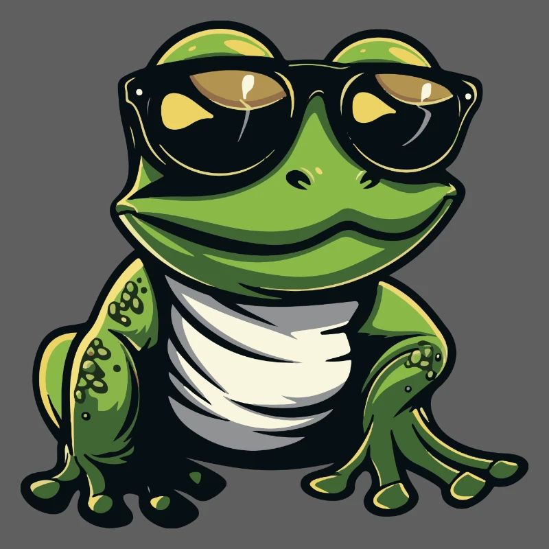 Frosch Tier Cool