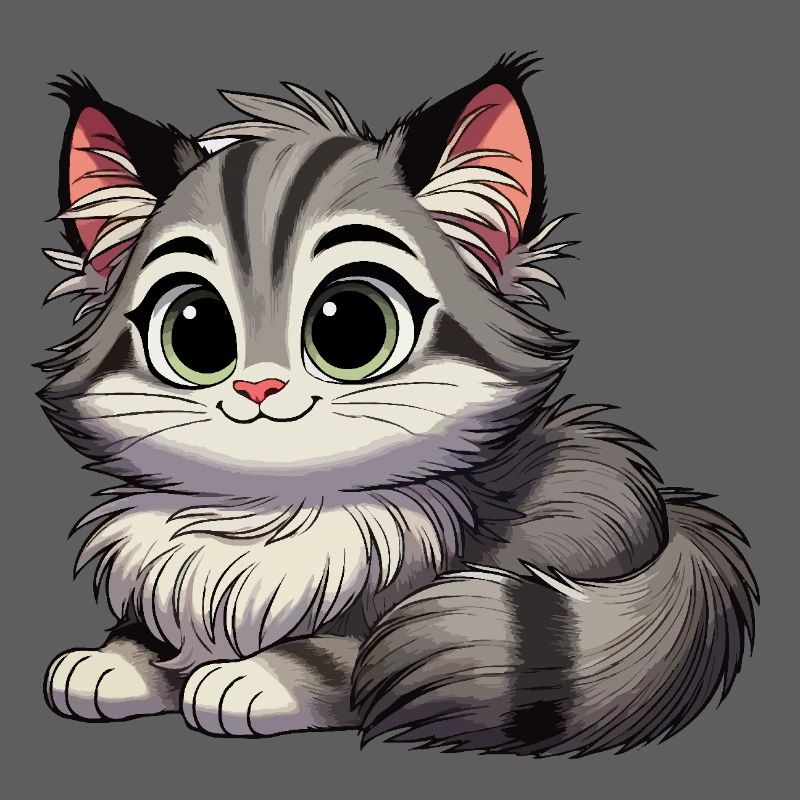 Bébé chat des forêts norvégiennes