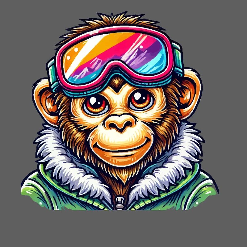 Monkey Ski Goggles