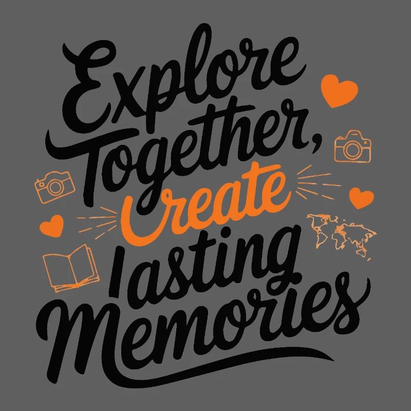 Explorez ensemble adevnture citation de voyage art texte