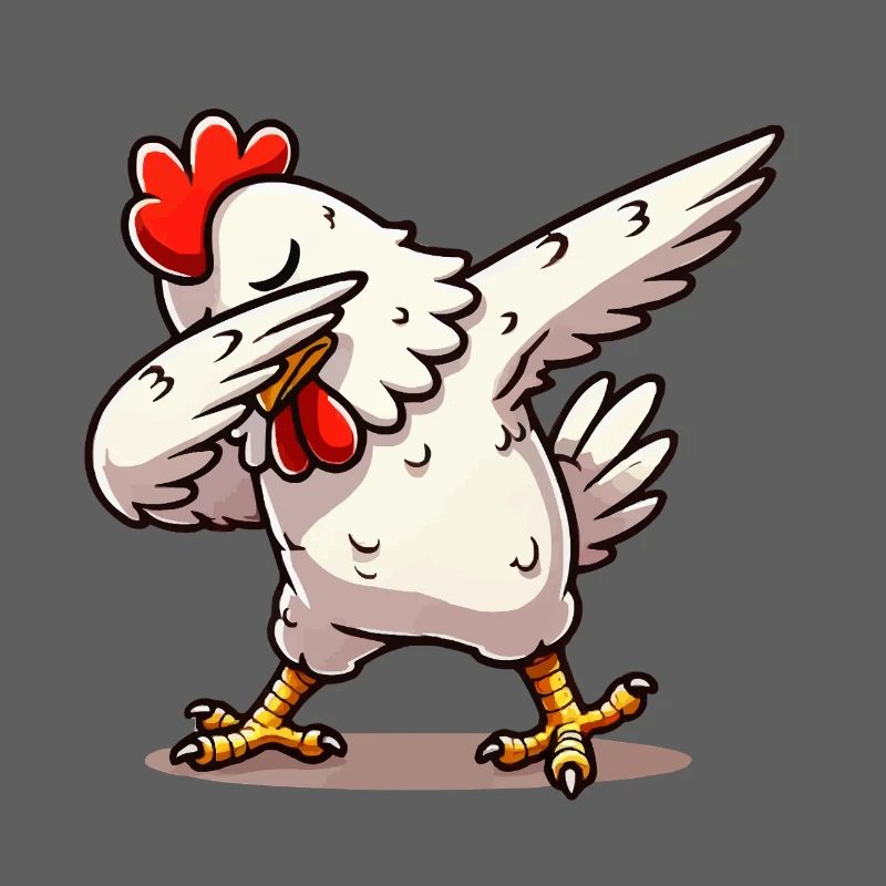 dabbing chicken