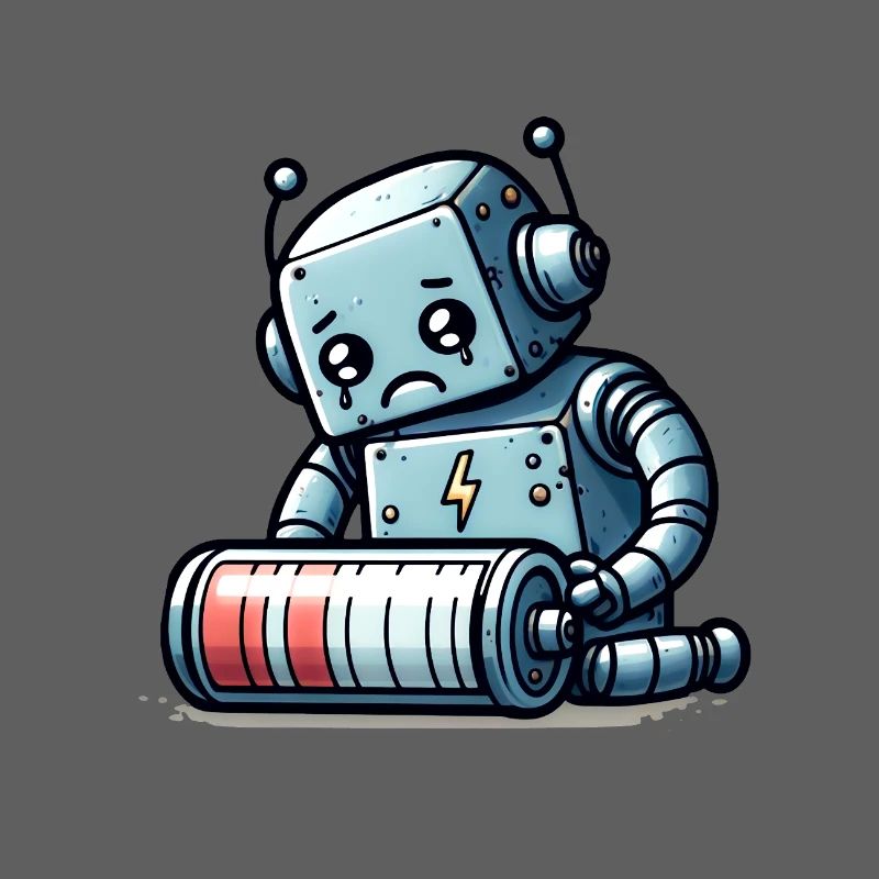 Robot Weak Battery Robo-Problems