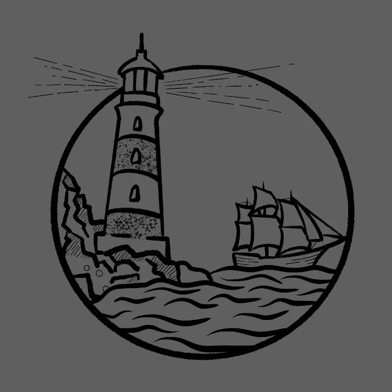 Leuchtturm Schiff