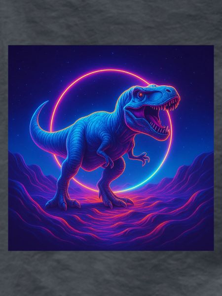 Neon Print Dino