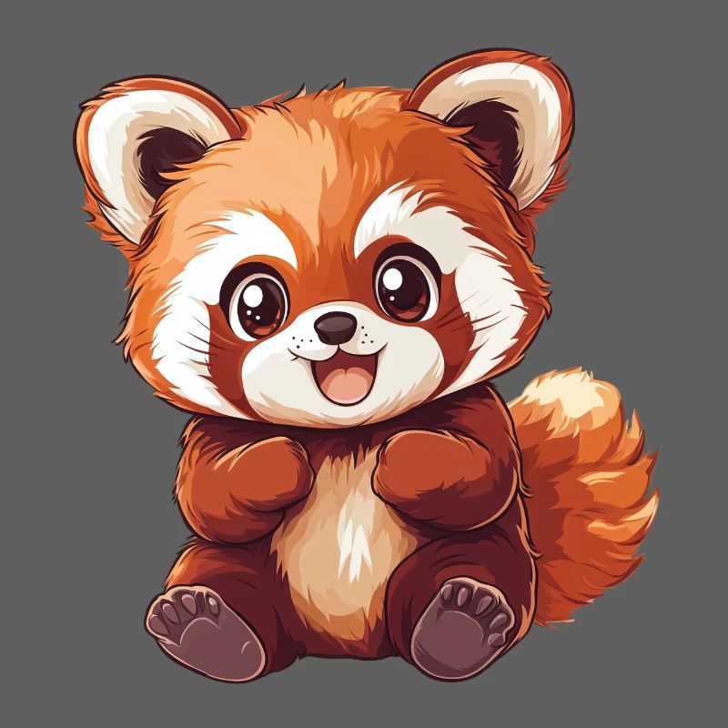 Mignon bébé panda roux petit panda