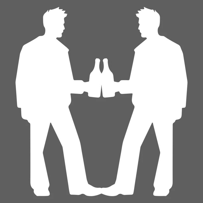 Boire équipe Silhouette Anniversaire
