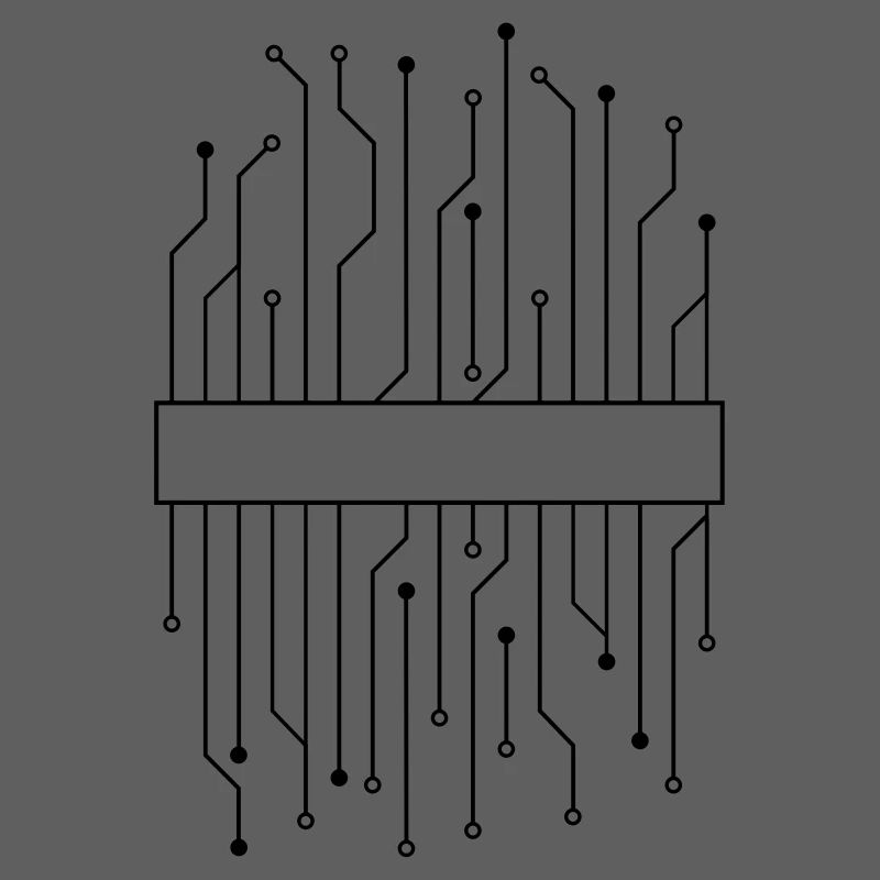 shield frame text circuit wire data microch