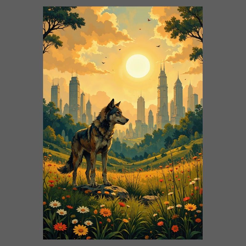 Das Bild des Wolfes