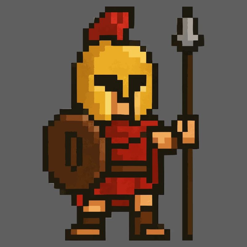 Pixel spartiate