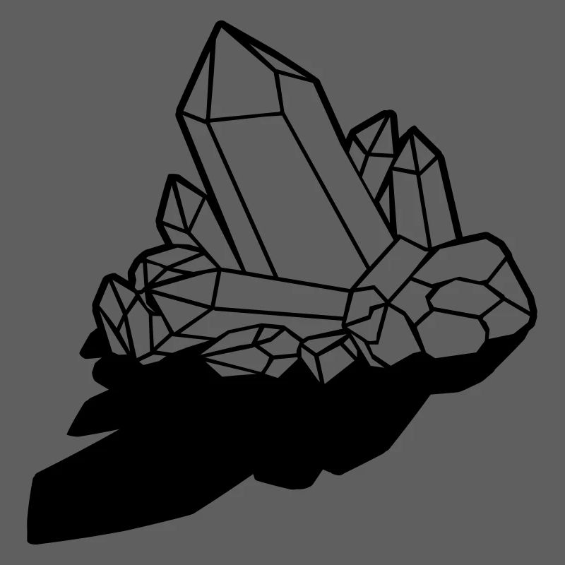 Clipart shadow crystal