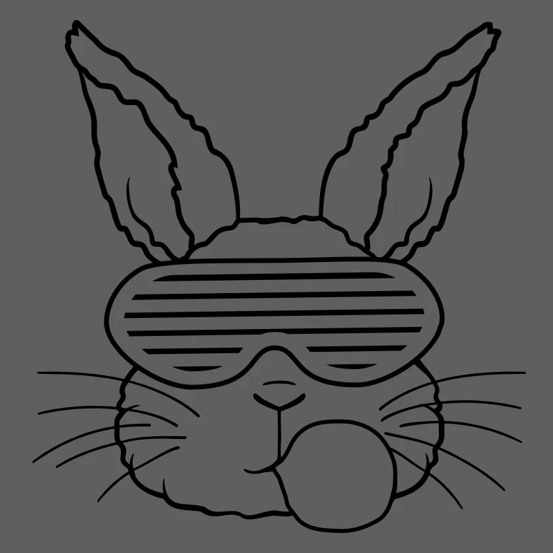 Hase Kaugummi Blase cool