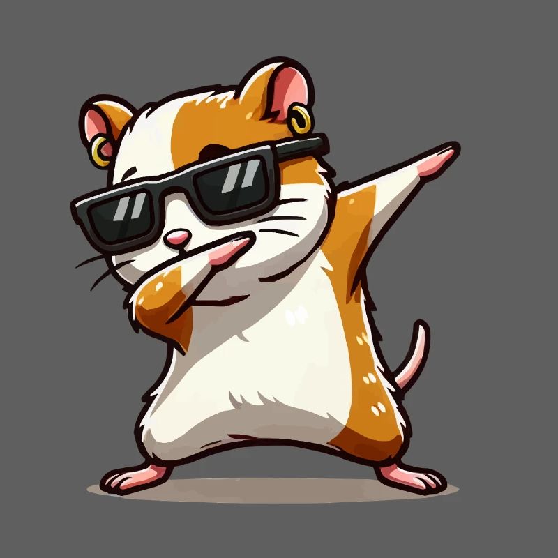 Dabbing de hamster