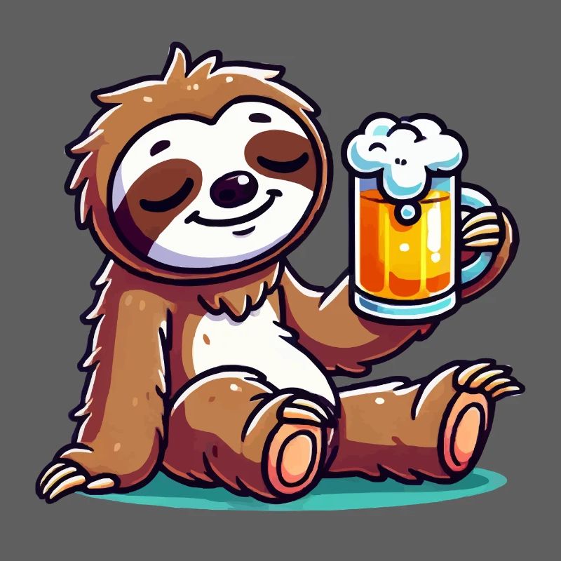 Sloth Beer Comic