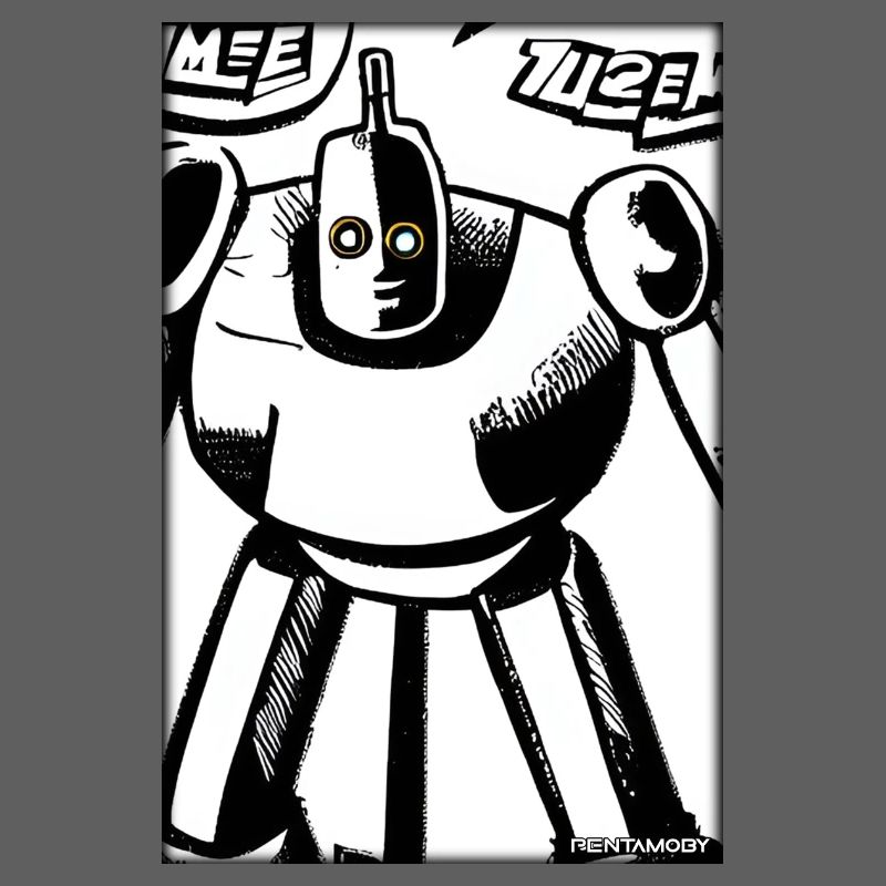 Robot Comic Future Cyborg Machine Technology