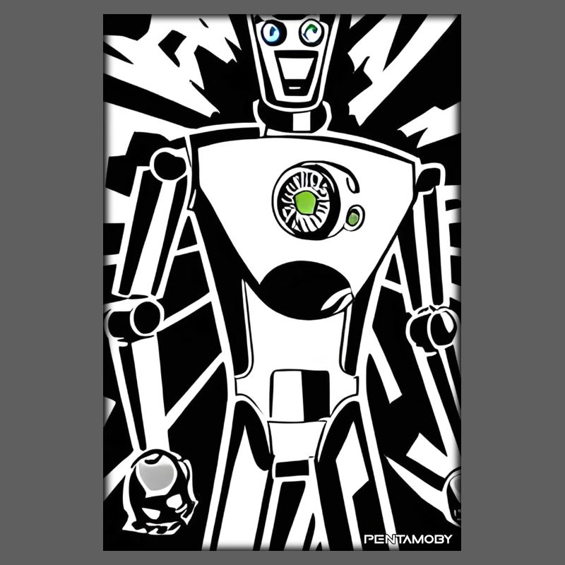 Robot Comic Future Cyborg Machine Technology