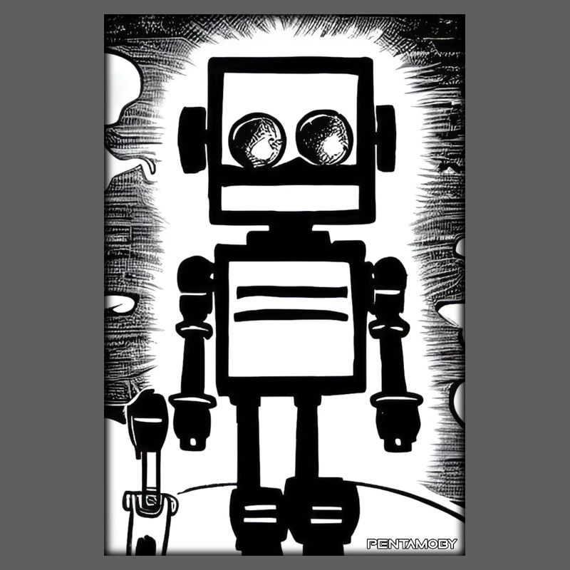 Robot Comic Future Cyborg Machine Technology