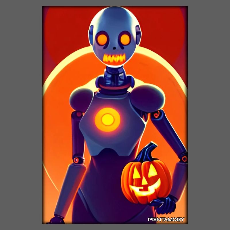 Robots Halloween Future Technology Science