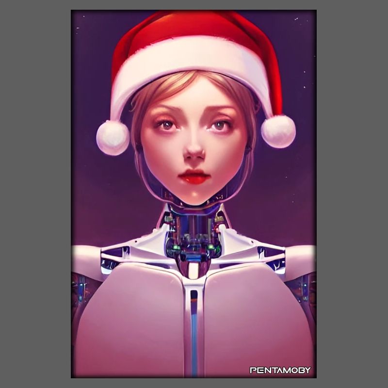 Robots Christmas Future Technology Science